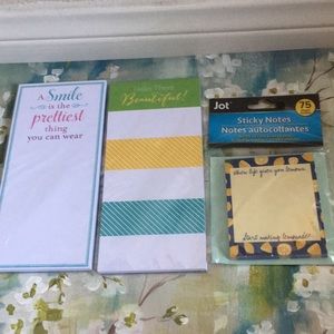 🛑 free gift per purchase : 3 note pads